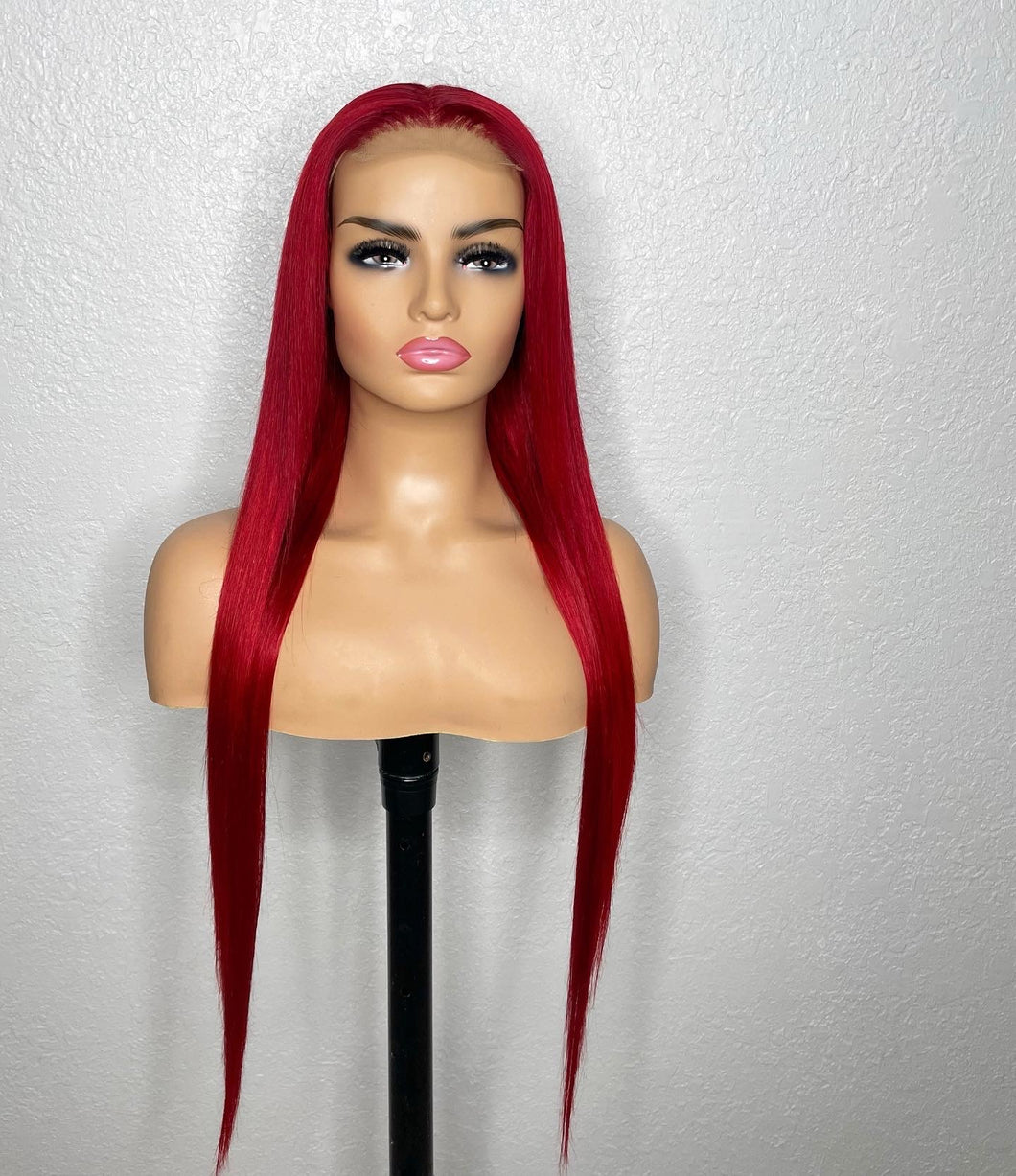 Red Custom Lace closure unit