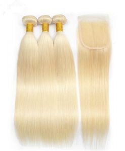 Raw Line | 613 Bundles with Lace Closure